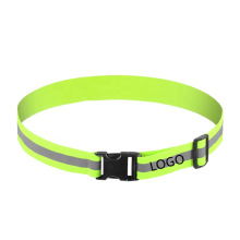 4CM Width Custom Logo Hi Vis Elastic Reflective Belt for Running